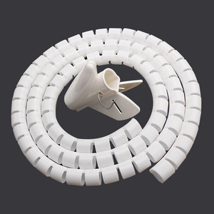 Protector de cable eléctrico en <span class=keywords><strong>espiral</strong></span> de PE de China, organizador de <span class=keywords><strong>cables</strong></span>, envoltura de Cable en <span class=keywords><strong>espiral</strong></span>, Kit DE GESTIÓN DE Cable transparente - Product Image 3