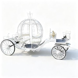 La Carruaje de Calabaza Más Vendida de la Temporada — Remolque Real con Tracción de Caballos en Oferta - Product Image 6