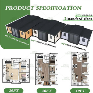 WELLUCKY Maisonnette Moderne Durable Modulaire Portable avec Panneaux Solaires – Habitation Conteneur Alimentée par l'Énergie <span class=keywords><strong>Solaire</strong></span> - Product Image 5