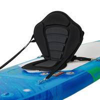 Coussin de siège confortable pour planche à pagaie Ridewave Premium, couleur personnalisée, portable, universel, en EVA gonflable, avec dossier amovible