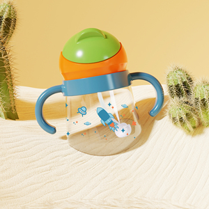 de biberones de plástico con aislamiento para niños, botellas de agua para beber, sin BPA, para la escuela, venta al por mayor - Product Image 1