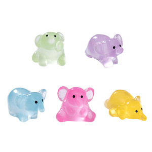 ดีพี มินิเอเจอร์รูปปั้นช้างเรซิ่นงานฝีมือตกแต่งสวนเครื่องประดับตั้งโต๊ะรูปสัตว์ตกแต่งบ้านอย่างมีศิลปะ - Product Image 5