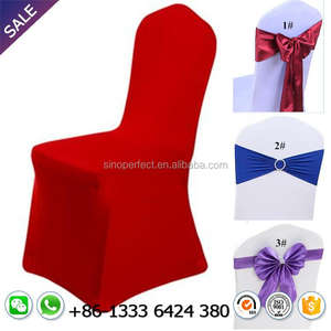 Cheap White Spandex <b>Chair</b> Cover for Wedding Banquet Hotel - Product Image 2
