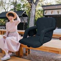 Sièges de stade chauffants Coussin Chaise de stade Chaise pliable pour gradins avec poches d'appui arrière pour accoudoirs
