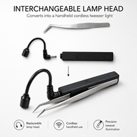 Tête de lampe de remplacement pour mini lampe UV pour cils 395nm 400nm, pédale sans fil, 0.5W 1W, lumière de précision pour colle d'extension de cils