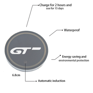 Support de dessous de verre de tasse d'eau de voiture lumineuse 7 lumière d'ambiance menée par voiture de charge d'USB colorée pour <span class=keywords><strong>Peugeot</strong></span> 3008 <span class=keywords><strong>GT</strong></span> <span class=keywords><strong>308</strong></span> 4008 5008 508 - Product Image 6