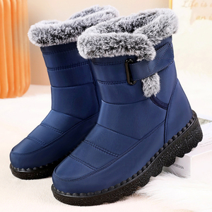 Bottes d'hiver imperméables <span class=keywords><strong>pour</strong></span> femmes, doublées de fourrure, antidérapantes, <span class=keywords><strong>pour</strong></span> la marche en extérieur par temps <span class=keywords><strong>froid</strong></span>, chaussures décontractées et chaudes, vente en gros - Product Image 5