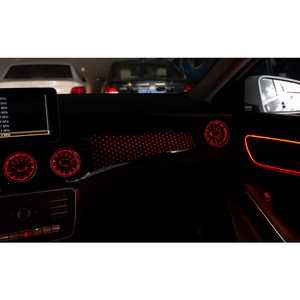 Kit d'éclairage d'ambiance intérieur LED 64 couleurs pour Mercedes Benz GLA (W156) / CLA (W117) - Accessoires de bande lumineuse d'ambiance - Product Image 6