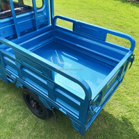 Tricycle de livraison électrique en gros avec cabine, moto-tricycle utilitaire pour adultes, tricycle cargo ouvert pour la mobilité