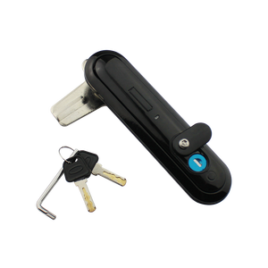 Serrure à trois points peinte en noir à verrouillage solide de haute qualité adaptée aux châssis et aux armoires - Product Image 1