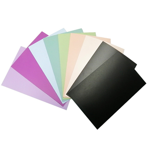 Lámina de Laminado Compacto <span class=keywords><strong>HPL</strong></span> Natural Decorativo, Económico, Ignífugo, de 3 mm, Rojo Brillante, para Muebles de Cocina - Product Image 1