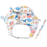Coussin d'allaitement en forme de U avec rembourrage en coton pur et fibres de polyester, coussin de protection lombaire pour l'allaitement et la position assise du bébé