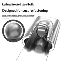 Attaches-câbles robustes en acier inoxydable 304, attaches métalliques larges pour la construction et les clôtures