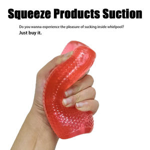 Masturbateurs rouges, option de masturbation pour le plaisir masculin, jouets sexuels pour hommes - Product Image 2