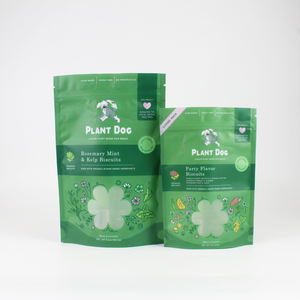 Sachets Doypack recyclables haute barrière avec fermeture éclair, résistants à l'humidité, pour l'emballage de friandises pour animaux de compagnie/chiens - Product Image 1