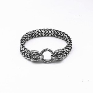 Pulsera de plata tibetana yunnique con diseño geométrico de escorpión para hombre, joyería de moda, origen Guangzhou GZYB-0205 - Product Image 1