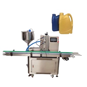Machine de remplissage automatique à une seule buse pour pâtes et liquides, huile moteur, crèmes cosmétiques, lotions - Product Image 1