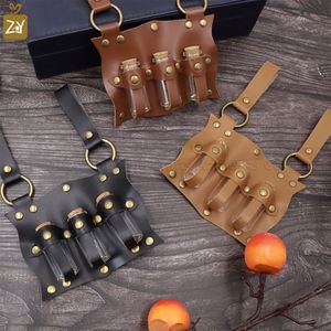 <b>Cork</b> Potion <b>Bottle</b> Holder PU Leather Magic Potion <b>Bottles</b> Bag Festival Cosplay Costume Decor - Product Image 4