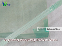 Norme européenne en verre balistique EN1063 BR4 BR5 BR6 BR7 pour une sécurité maximale