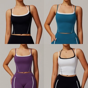 Commercio all'ingrosso su ordinazione con Logo da <span class=keywords><strong>donna</strong></span> ad asciugatura rapida reggiseno <span class=keywords><strong>sportivo</strong></span> completo Fitness palestra da <span class=keywords><strong>donna</strong></span> reggiseno <span class=keywords><strong>sportivo</strong></span> - Product Image 5