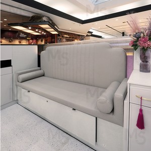 M & <span class=keywords><strong>S</strong></span> Tùy Chỉnh Làm Móng Tay Cửa Hàng Hiển Thị Truy Cập Thiết Kế Bằng Gỗ Làm Việc Đứng Morandi Màu Nail Salon Đồ Nội Thất Thiết Kế - Product Image 3