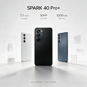 โทรศัพท์มือถือ 5G Spark 40 Pro + มินิสมาร์ทโฟน โทรศัพท์มือถือสำหรับเด็ก กล้องดิจิตอล โทรศัพท์มือถือเล่นเกม ชาร์จเร็ว - Product Image 1
