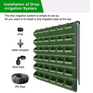 <span class=keywords><strong>Pot</strong></span> de fleurs vertical suspendu pour plantes d'intérieur, écologique et contemporain, à fixer au mur, pour <span class=keywords><strong>balcon</strong></span> et pièce - Product Image 4