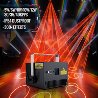 Projecteur Laser de Spectacle Ilda 12 Watts 10W RVB Pleine Couleur pour Scène, Éclairage Laser pour Intégrateur AV avec Fonction Interlock