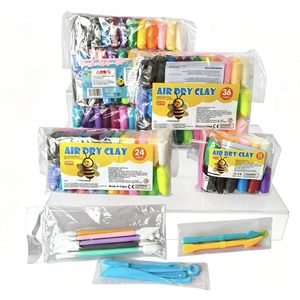 Plastilina de Espuma de Secado al Aire, Ligera, 48 Colores, No Tóxica, Arcilla Colorida Súper Suave para Clases de Arte Escolares - Product Image 2