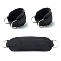 Sangles de cheville de gymnastique réglables personnalisables Machine à câble multifonction Work Out Cuff Attachment for Gym Use