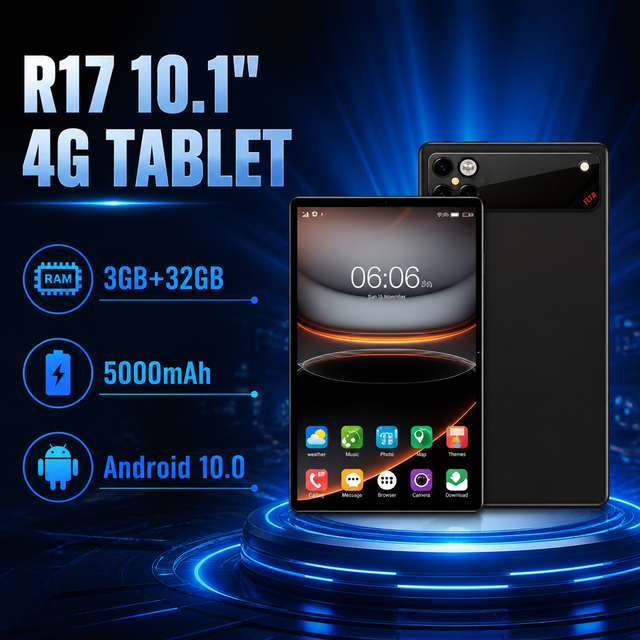 4G Calling Android Tablet 10.1 Inch 3GB RAM 32GB Storage 1280x1080 WiFi  5.0 5000mAh for Daily Use Mobile Tablet