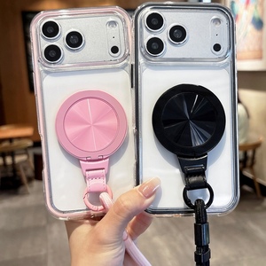 Funda Transparente Antigolpes con Anillo de Soporte 360 y Correa de Muñeca para iPhone 17 Pro Max 16 15 14 13 Pro 16e 17 Air <span class=keywords><strong>11</strong></span> - Product Image 2