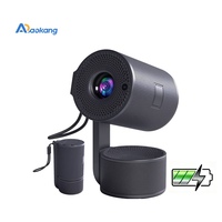 Q5 Smart Android WiFi inalámbrico Beamer Mini 250 lúmenes LCD Home Theater 4K proyector portátil recargable película Proyector