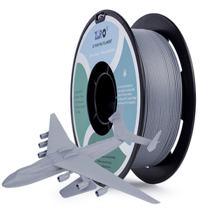 <span class=keywords><strong>Filament</strong></span> d'imprimante ZIRO 3d de haute qualité approvisionnement d'usine <span class=keywords><strong>Filament</strong></span> en fibre de carbone <span class=keywords><strong>Pla</strong></span> en polycarbonate <span class=keywords><strong>gris</strong></span> 1.75mm - Product Image 2