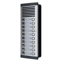 Système de câblage 4+n, 20 familles, panneau d'entrée de porte, interphone audio professionnel avec son haute résolution pour une communication fiable