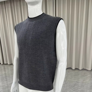 Gilet in Lana per Uomo Collo Tondo 100% Lana - Product Image 1