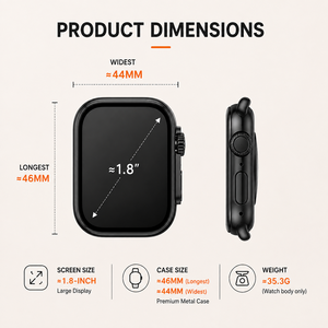 นาฬิกาอัจฉริยะ D400 Ultra 2 Square ชาร์จแม่เหล็ก สายรัด 10 in 1 สำหรับทุกเพศ - Product Image 2