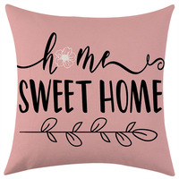 Housse de coussin moderne rose à motif quadrillé, idéale pour la décoration de la maison, des hôtels, des hôpitaux et des salons – Offre Spéciale
