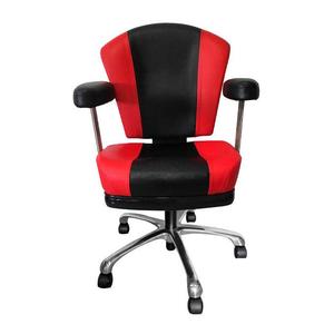YH jugador al por mayor Texas Hold'Em sillas de póquer Casino rojo Pu cuero rodillo brazo juego silla con reposabrazos - Product Image 1