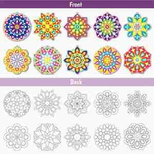 Craft Birthday Classroom Family Rewards Make Your Own Tags <b>Bookmarks</b> Diy Mosaic Laser Sticker for Toddlers - Product Image 3