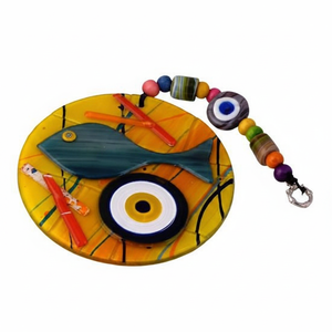 12 X 22 cm Glass Evil Eyes <b>Wall</b> <b>Decoration</b> Unique and Eye-catching <b>Wall</b> Accent - Product Image 2