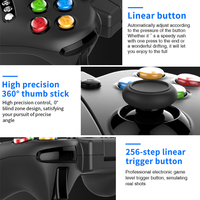 Manette de jeu mobile pour PC, contrôleur PUBGes Trigger Ipega PG-9021S, manette sans fil Bluetooth pour smartphone Android, iOS, boîte TV