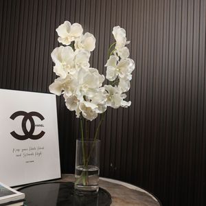 LO-847 Flores Artificiales Blancas al por Mayor, Mezcla de Rosas, Dalias, Tulipanes, Hortensias, Flores de Seda para Decoración de Bodas y Hogar - Product Image 4