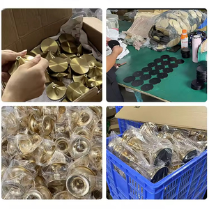 Candelabros Menorah, Centros de Mesa, Candelabros para Velas, Portavelas de Cristal, Centros de Mesa para Bodas - Product Image 4