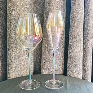 Verre à vin coloré fruits Maiden coeur vintage grande tasse verre en cristal verre à <span class=keywords><strong>Champagne</strong></span> usine fournir - Product Image 5