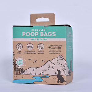 Sacs à crottes pour chiens de luxe, non parfumés, biodégradables, imperméables, durables, personnalisés, réutilisables, écologiques, avec EPI et poignée - Product Image 4