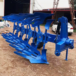Arado Reversible Hidráulico Azul, Equipo de Labranza Agrícola para Uso con Tractor, Alta Productividad - Product Image 3
