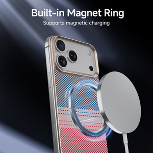 Funda para Teléfono Celular de Alta Calidad, Estilo Ejecutivo, Carga Inalámbrica, Antiarañazos, para iPhone 17 16 15 Pro Max - Product Image 1