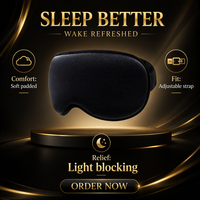 Masque oculaire en gel Yesiwell personnalisé anti-lumière, classe I, avec thérapie chaude/froide pour le soulagement de la douleur et le sommeil