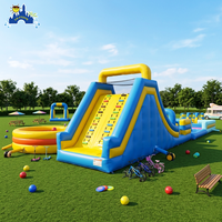 Parcours d'obstacles gonflable géant pour adultes et enfants